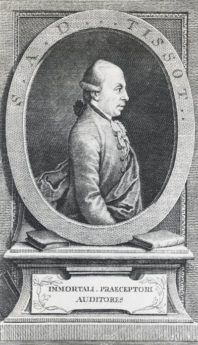 Portrait de Simon-André Tissot - William Walcutt
