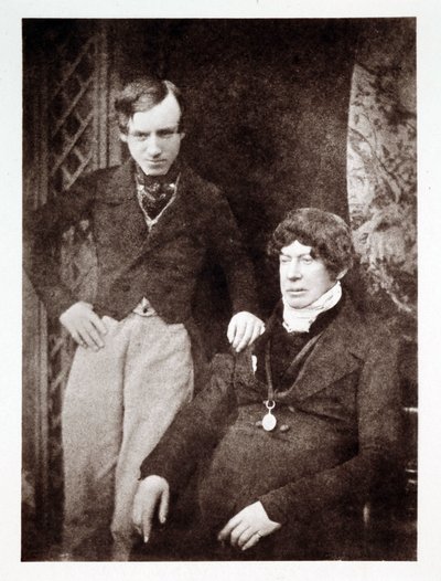 Portraits de Charles Kirkpatrick Sharpe (1781-1851), antiquaire et artiste écossais, avec un collègue inconnu - John Pardon