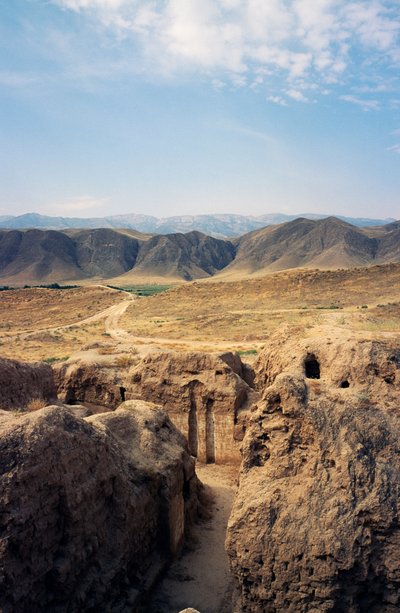 Ruines de Nisa (également connue sous le nom de Parthaunisa), capitale de l