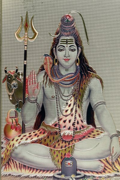 Shiva, le dieu hindou de la transformation ou de la destruction - . .