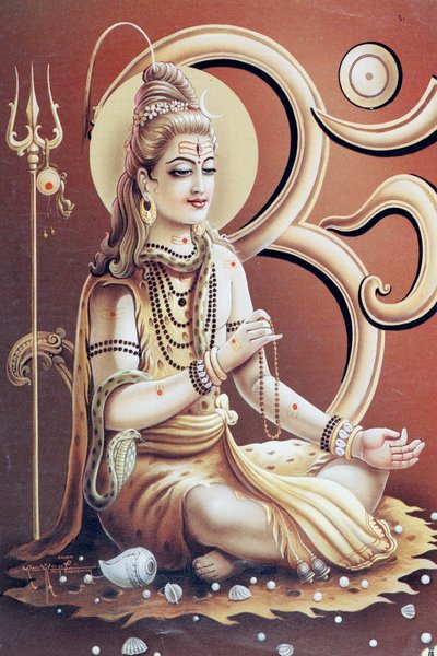 Shiva, le dieu hindou de la transformation ou de la destruction. - . .