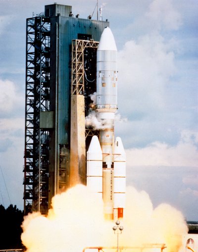 Vaisseau spatial, USA, Voyager Lancement de Voyager 1, 5 septembre - Frederick (attr. to) Barnard