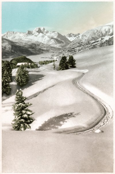 Saint-Moritz, vers 1930 - . .