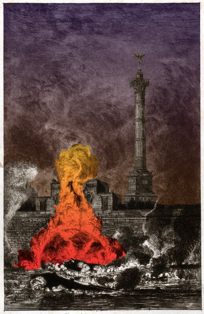 La Commune de Paris. vers 1880 - . .
