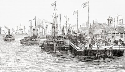 Le débarcadère du prince, Liverpool Dock, Liverpool, Angleterre - . .