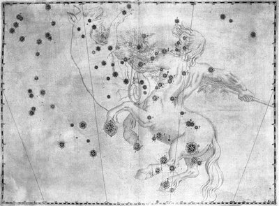 La constellation du Centaure, avec Alpha Centauri - Frederick (attr. to) Barnard