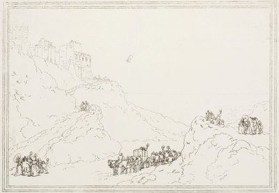 La première traversée de la Manche en ballon, 7 janvier 1785 - Frederick (attr. to) Barnard