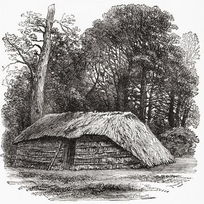 La cabane où Sir David Livingstone est mort le 1er mai 1873 - . .