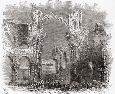 Le monastère de Lindisfarne - . .