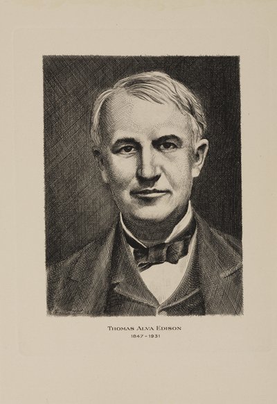 Thomas Alva Edison, inventeur américain, début du 20e siècle - Frederick (attr. to) Barnard
