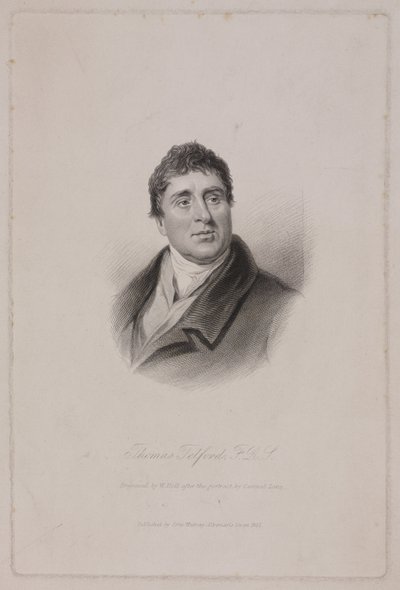Thomas Telford FRS, ingénieur civil écossais, vers 1810 - Frederick (attr. to) Barnard
