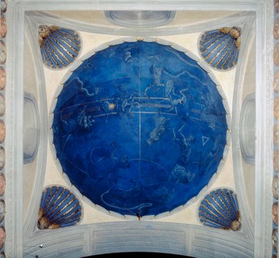 Voûte de la scarsella dans la Sagrestia Vecchia ou Vieille Sacristie, Basilique de San Lorenzo, Florence - Henry Charles Fehr