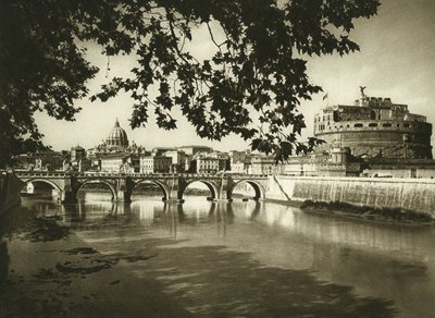 Vue du pont et du Castel Sant
