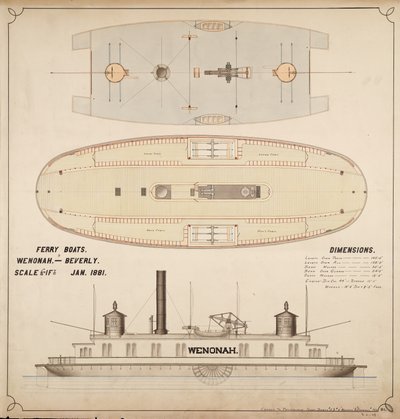 Bateaux Ferry Wenonah et Beverly - . .