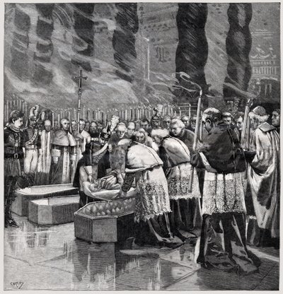 Mort du pape Léon XIII - . .