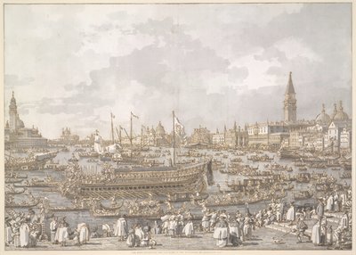 Le Doge de Venise partant pour le Lido - Canaletto