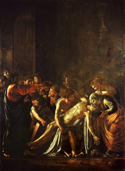 La Résurrection de Lazare - Michelangelo Merisi da  Caravaggio