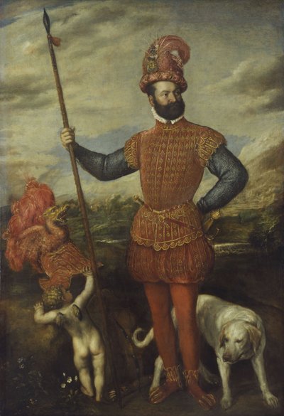 Homme en costume militaire - Tiziano Vecelli