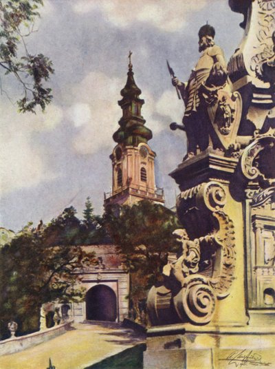 Cathédrale de Nitra, Tchécoslovaquie - after A. Langfier