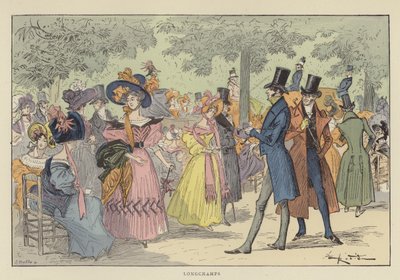 Longchamps - after Albert Robida