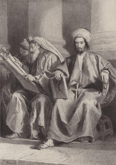 Les scribes et les pharisiens - after Albert Robida