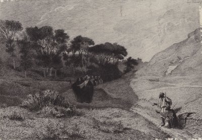 Les deux aveugles de Jéricho - after Albert Robida