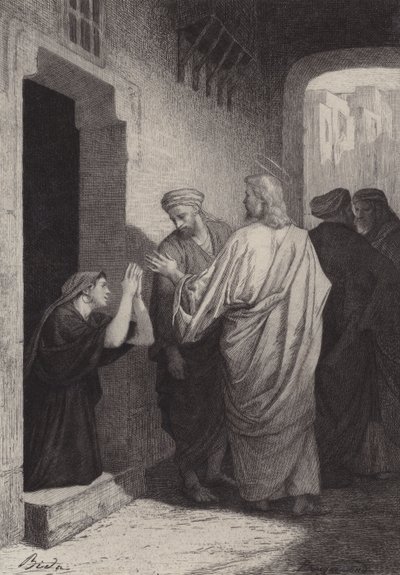 La femme de Canaan - after Albert Robida