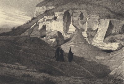 Les femmes apportent des épices au sépulcre - after Albert Robida