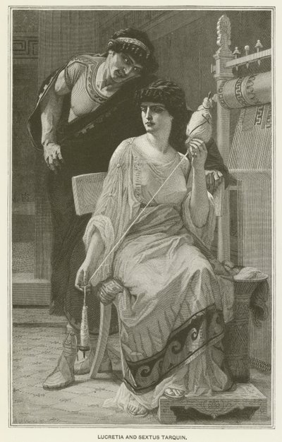 Lucrèce et Sextus Tarquin - after Alexandre Cabanel