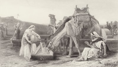 Rébecca et Éliézer - after Alexandre Cabanel