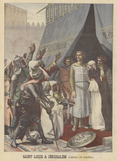 Saint Louis à Jérusalem - after Alexandre Cabanel