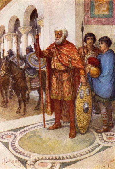 Stilicho, un Vandale, le Magister Utriusque Militiae romain - after Amedee Forestier