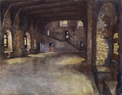 La Salle de Banquet, Château des Comtes, Gand - after Amedee Forestier