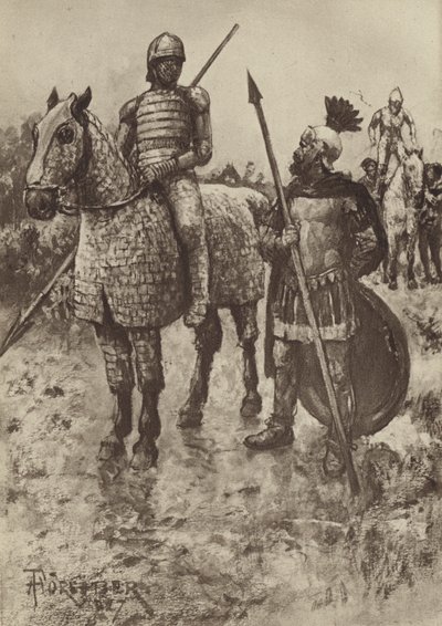 Le Cataphractus ou Cavalier blindé - after Amedee Forestier