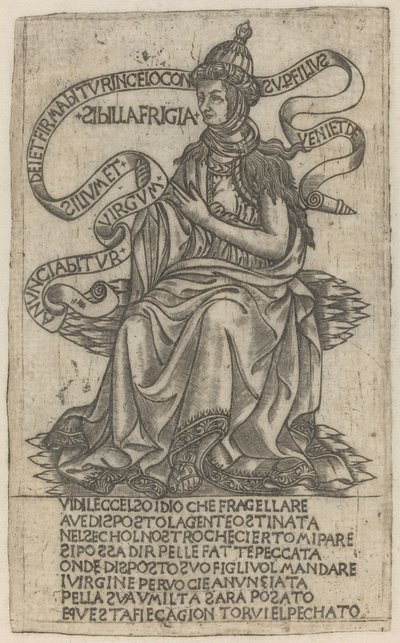 Sibylle Phrygienne - after Baccio Baldini