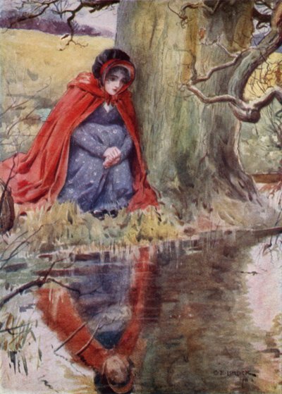 Hetty Sorrel à la piscine - after Charles Edmund Brock