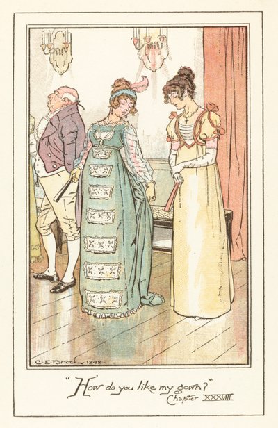 Illustration pour Emma de Jane Austen - after Charles Edmund Brock