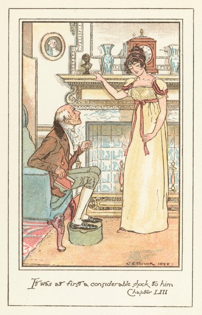 Illustration pour Emma de Jane Austen - after Charles Edmund Brock