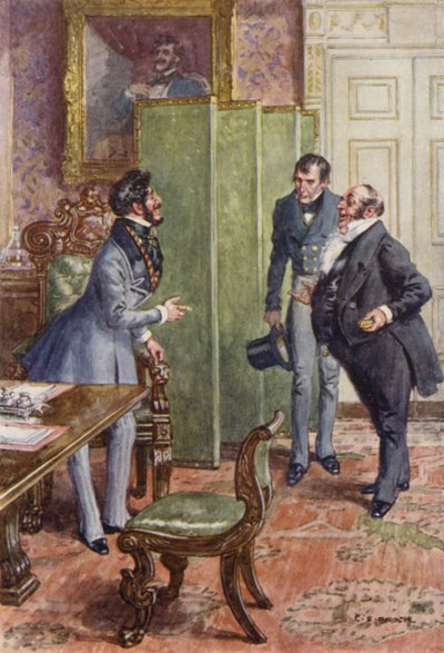 Illustration pour Martin Chuzzlewit - after Charles Edmund Brock
