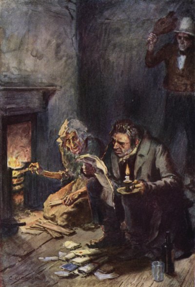 Illustration pour Nicholas Nickleby - after Charles Edmund Brock