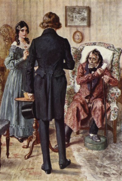 Illustration pour Nicholas Nickleby - after Charles Edmund Brock