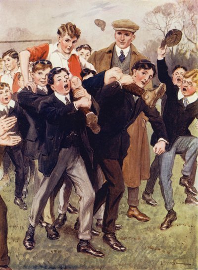 Posez-le maintenant, vous les hommes, dit Bentley; Vous allez le déchirer ! - after Charles Edmund Brock