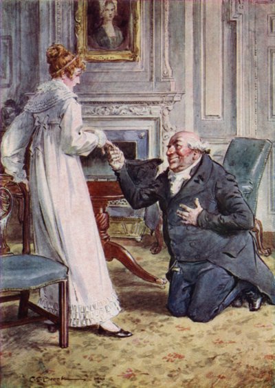 Dis oui, Becky, continua Sir Pitt ? - after Charles Edmund Brock