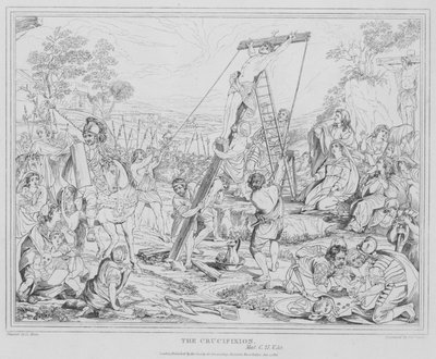La crucifixion, Matthieu - after Charles Le Brun