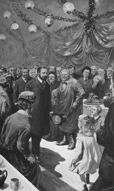 Dons de Noël à Sandringham - after Charles Mills Sheldon