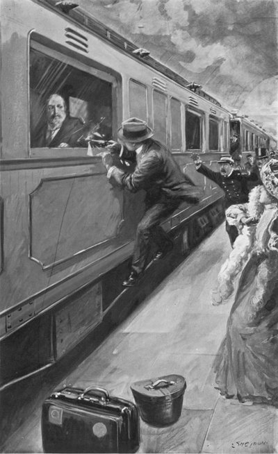 Attaque de Sipido sur le Roi Édouard à Bruxelles, 4 avril 1900 - after Charles Mills Sheldon