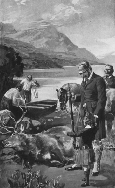 Le Prince de Galles en Jeune Highlander - after Charles Mills Sheldon