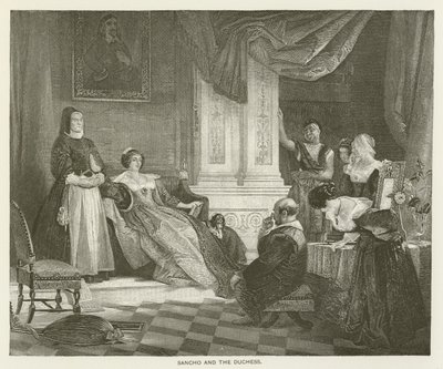 Sancho et la Duchesse - after Charles Robert Leslie