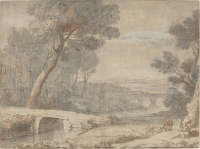 Le Repos pendant la fuite en Égypte - after Claude Lorrain