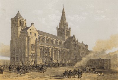Cathédrale de Glasgow (St Mungo), Extérieur - after David Roberts